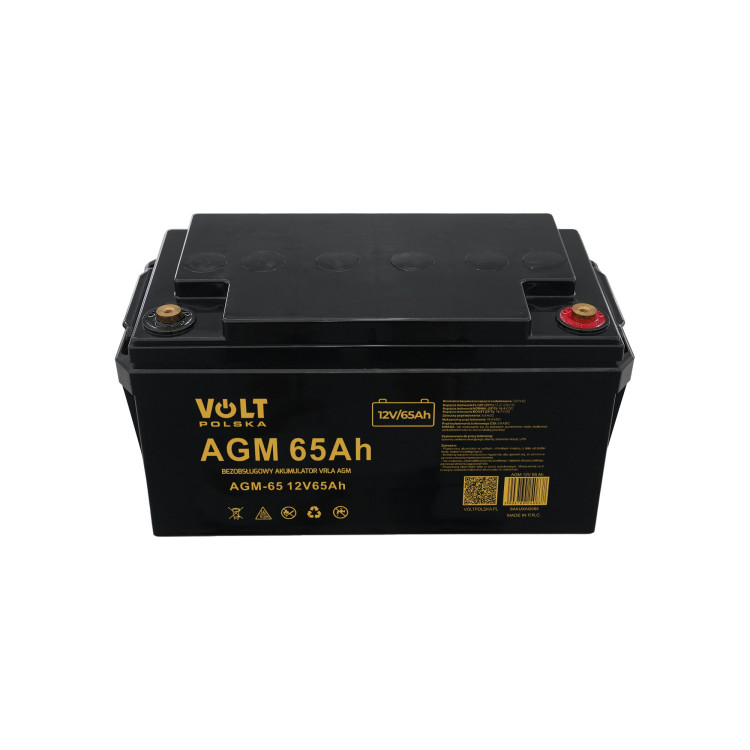 AKUMULATOR AGM 12V 65 Ah VRLA