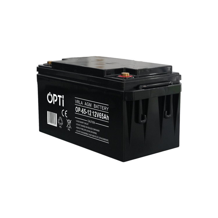 AKUMULATOR AGM OPTI 12V 65 Ah VRLA BEZOBSŁUGOWY