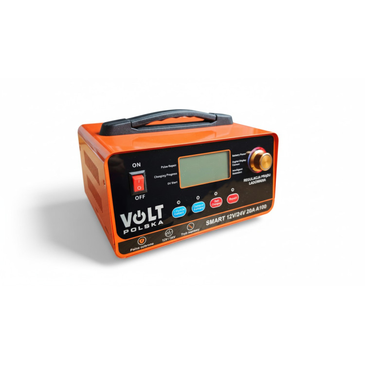 Prostownik SMART 12V/24V 20A A100 Regulowany