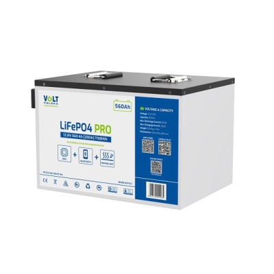 Akumulator LiFePO4 PRO 12,8V 560 Ah (200A) BlueTooth + mata grzewcza