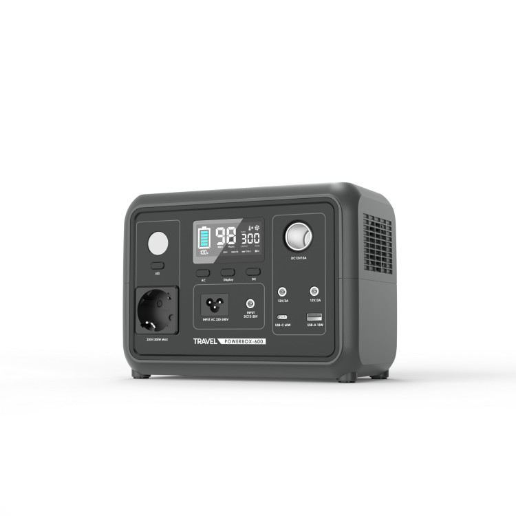 Przenośna stacja zasilania TRAVEL POWERBOX 600 (300W) 256Wh