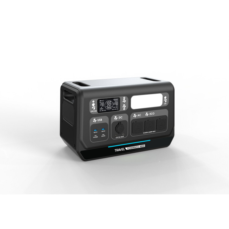 Przenośna stacja zasilania TRAVEL POWERBOX 4800 (2400W) 2048Wh