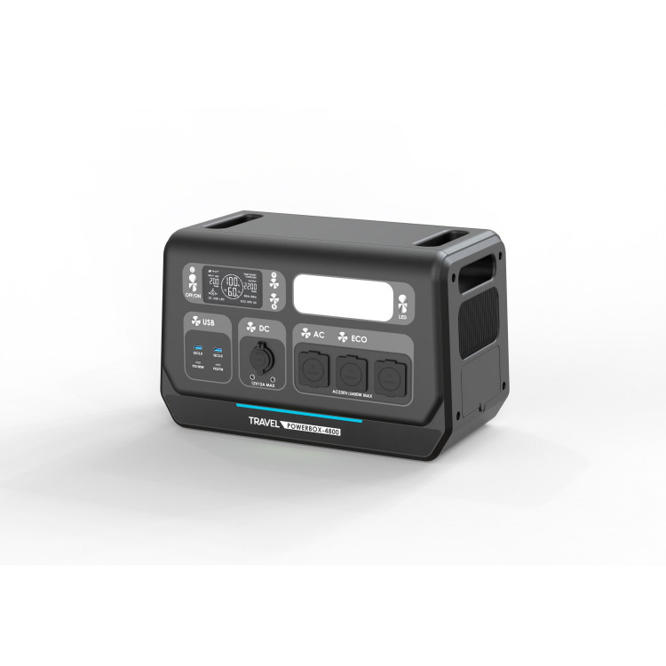 Przenośna stacja zasilania TRAVEL POWERBOX 4800 (2400W) 2048Wh