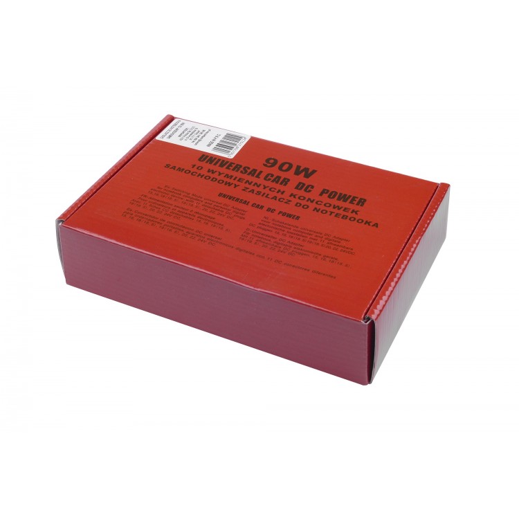 ZASILACZ SAMOCHODOWY DO LAPTOPA DC 90W 12V