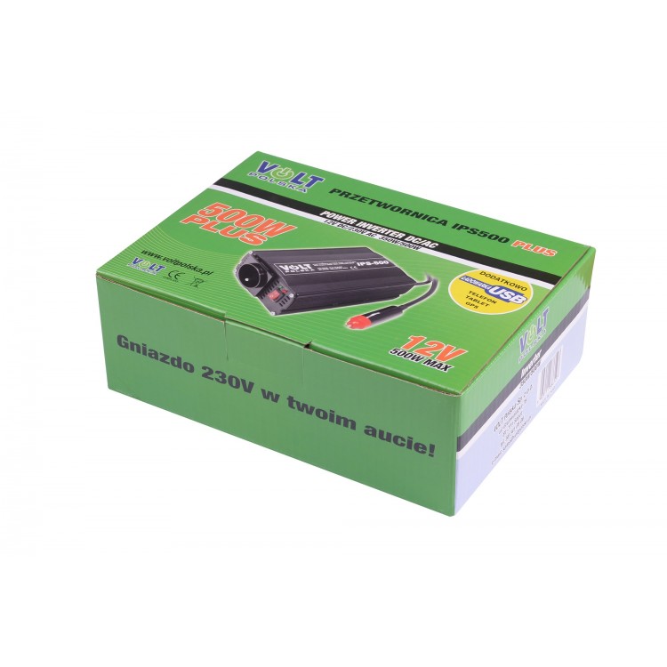 IPS 500 PLUS 12/230V (350/500W) PRZETWORNICA NAPIĘCIA