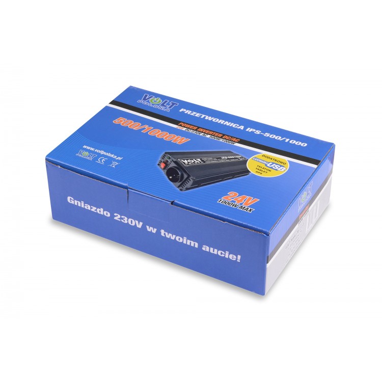 IPS 500/1000 24/230V (500/1000W) PRZETWORNICA NAPIĘCIA