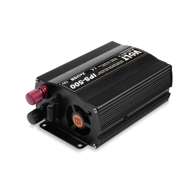 IPS 500 2xUSB 12/230V (350/500W) PRZETWORNICA NAPIĘCIA