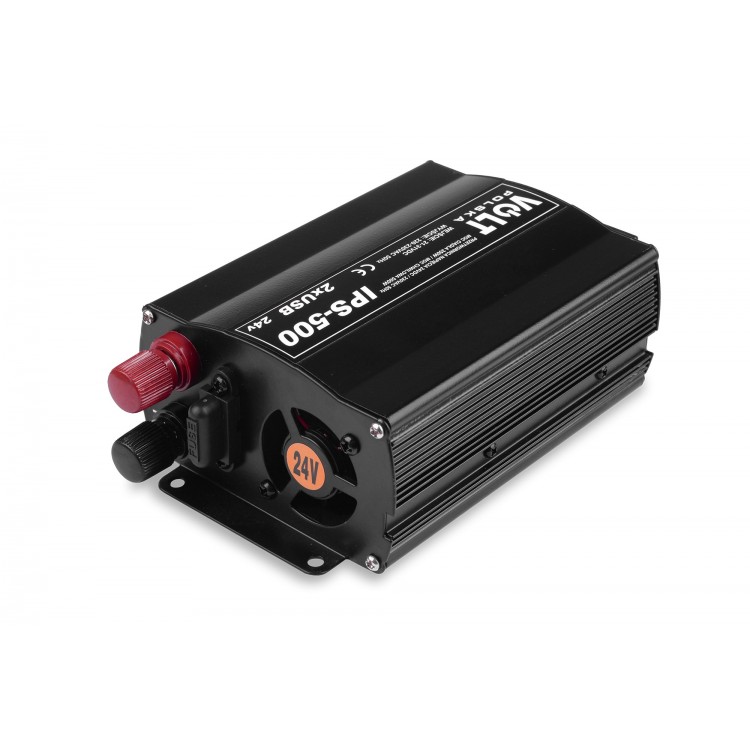 IPS 500 2xUSB 24/230V (350/500W) PRZETWORNICA NAPIĘCIA