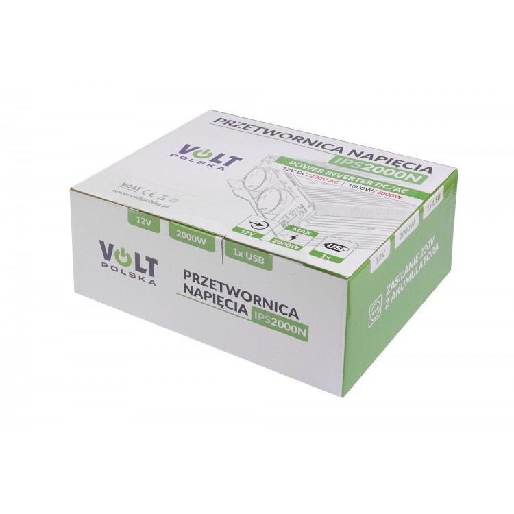 IPS 2000 N 12/230V (1000/2000W) PRZETWORNICA NAPIĘCIA
