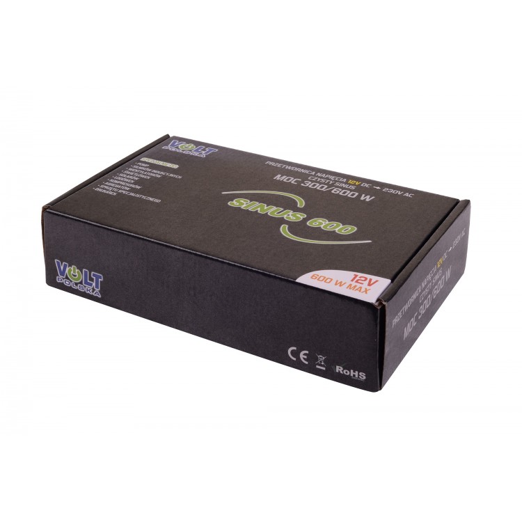 SINUS 600 12/230V (300/600W) PRZETWORNICA NAPIĘCIA