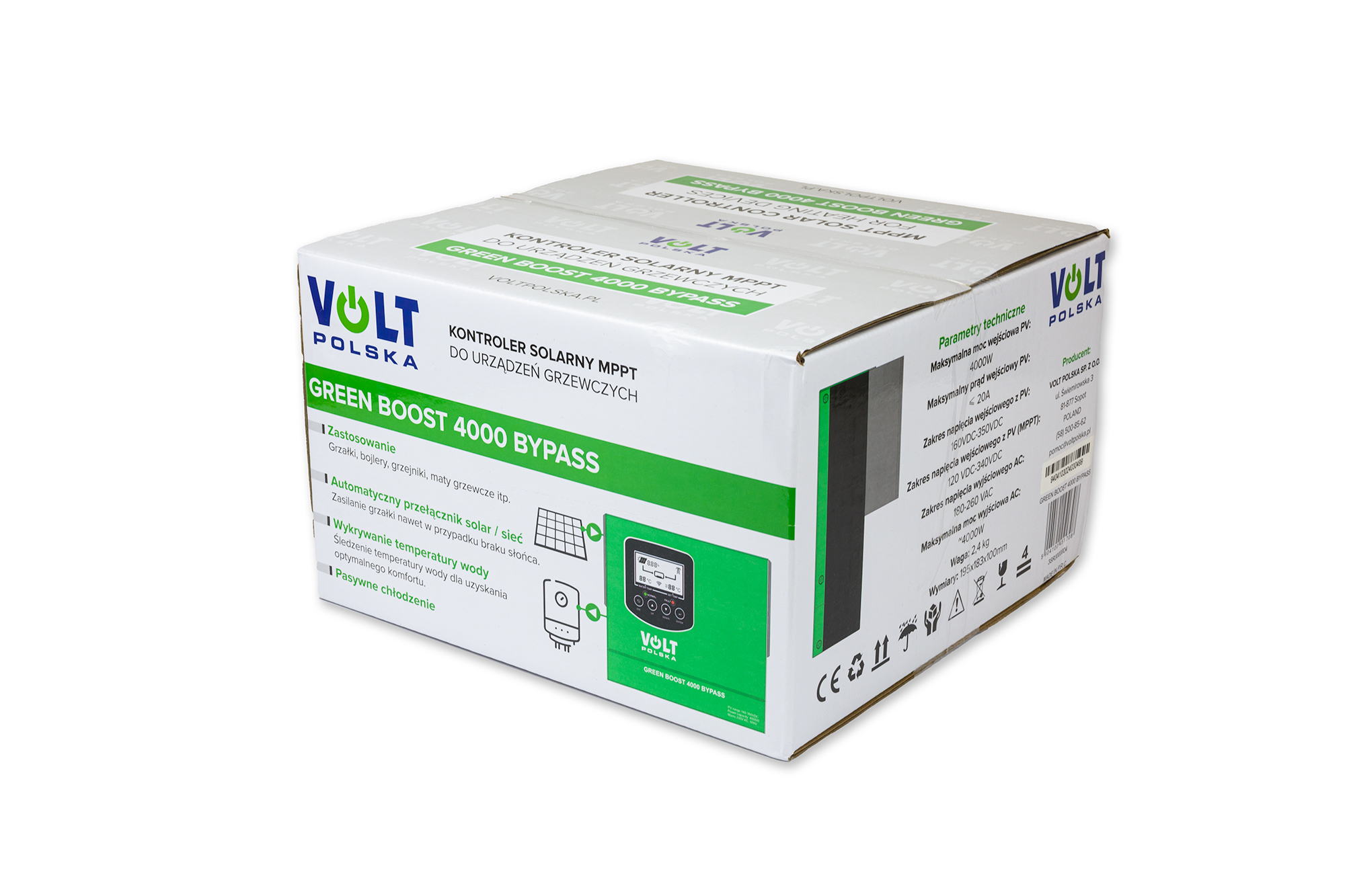 KONTROLER SOLARNY GREEN BOOST 4000 BYPASS 160-350 (1)