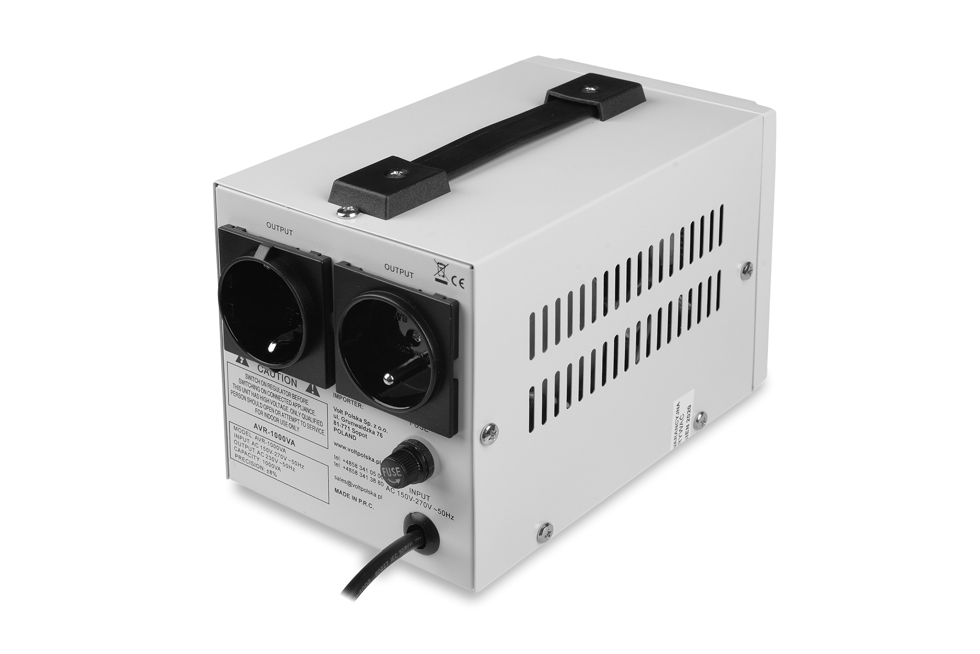AVR 1000 (1000VA) STABILIZATOR NAPIĘCIA SIECIOWEGO (3)
