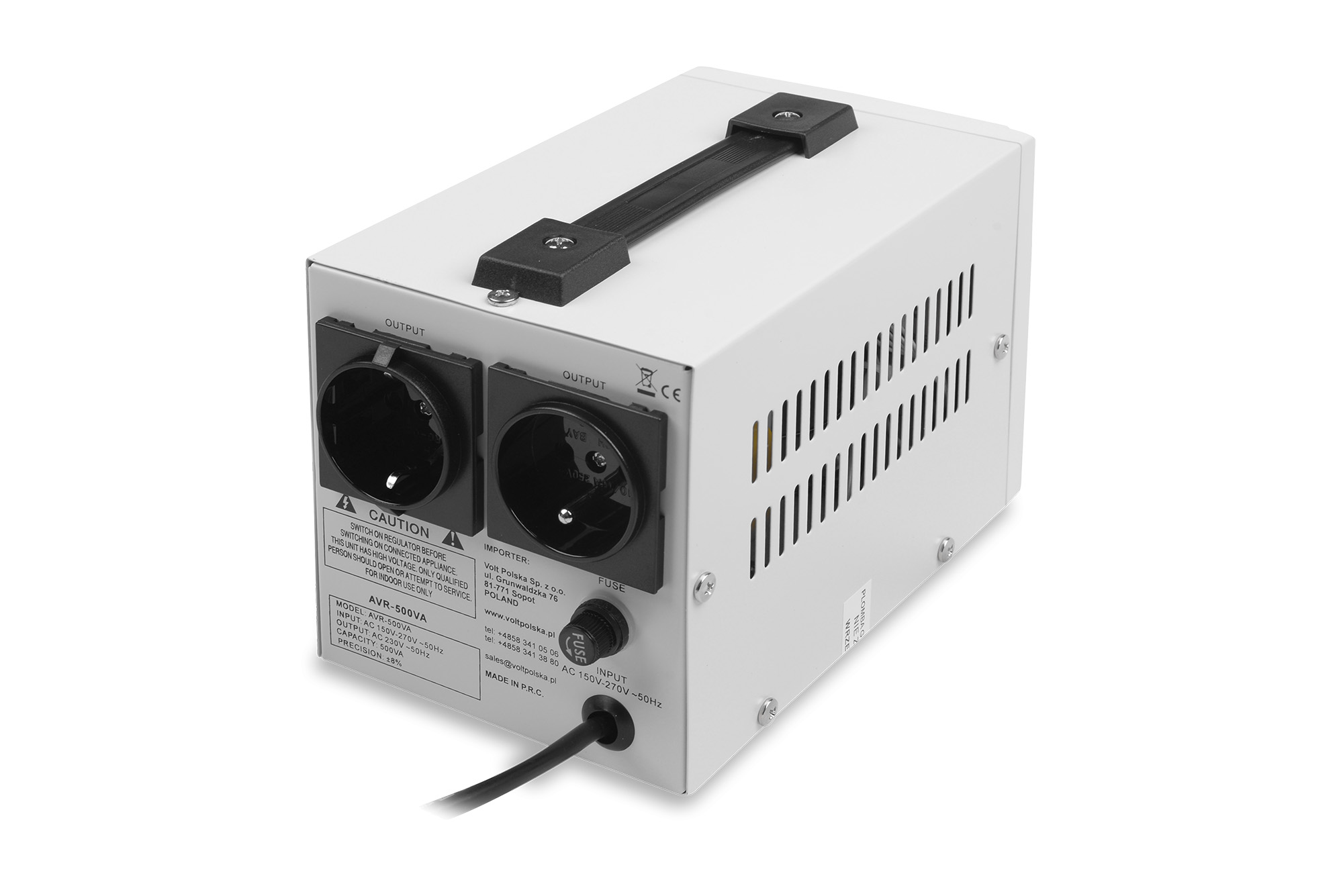 AVR 500 (500VA) STABILIZATOR NAPIĘCIA SIECIOWEGO (3)