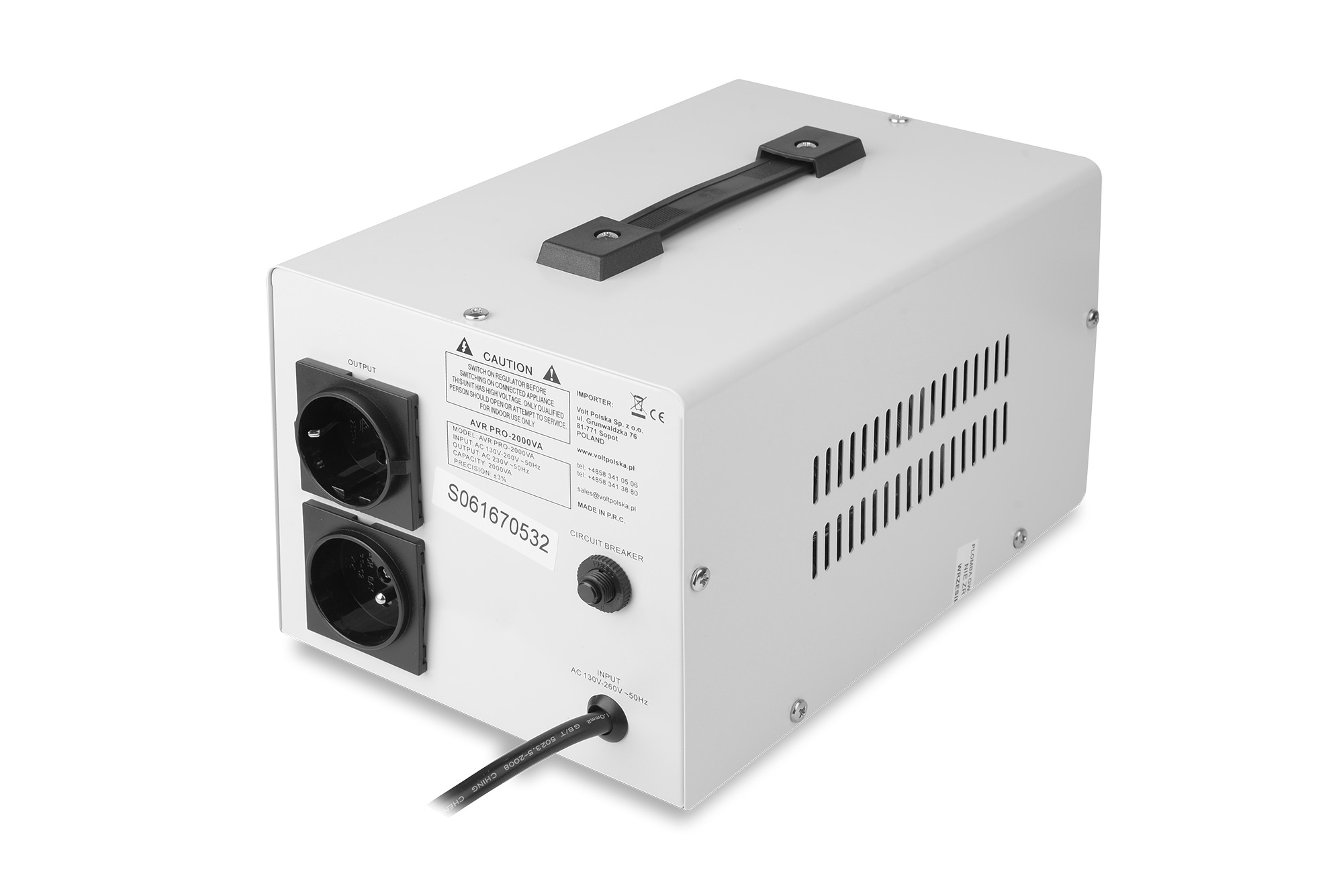 AVR PRO 2000 (2000VA) STABILIZATOR NAPIĘCIA SIECIOWEGO (3)