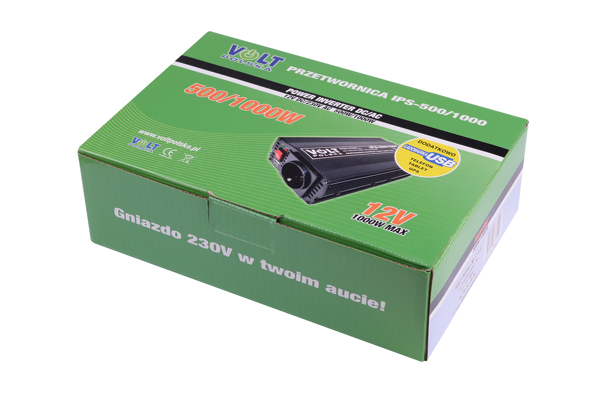 IPS 500 1000 12-230V (5001000W) PRZETWORNICA NAPIĘCIA