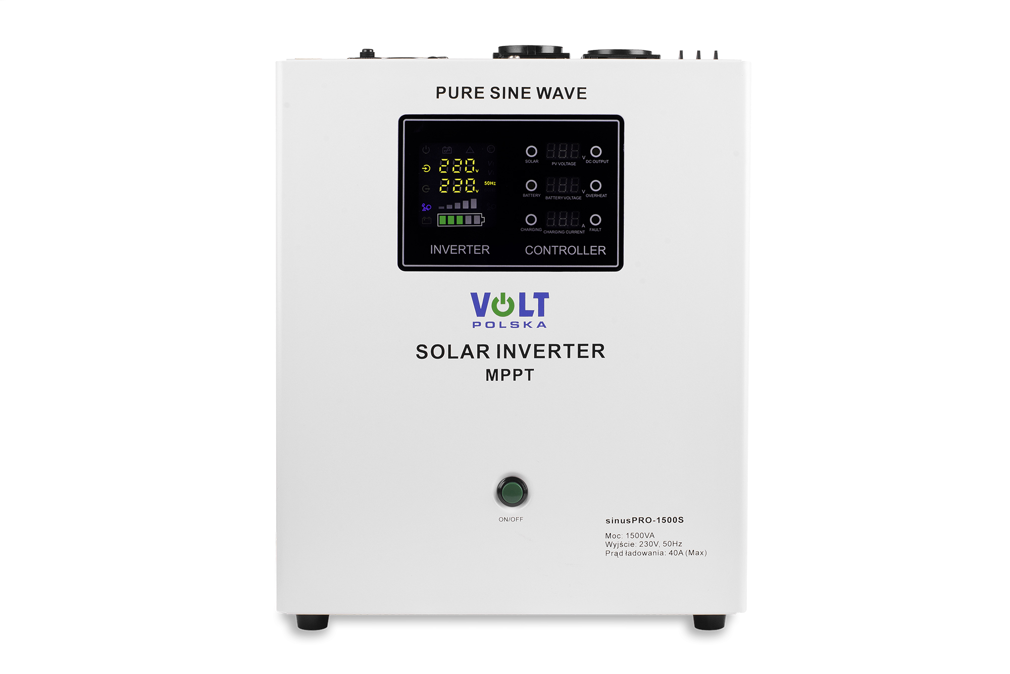 SINUS PRO 1500 S 12-230V (10001500W) + 40A MPPT INWERTER SOLARNY (2)