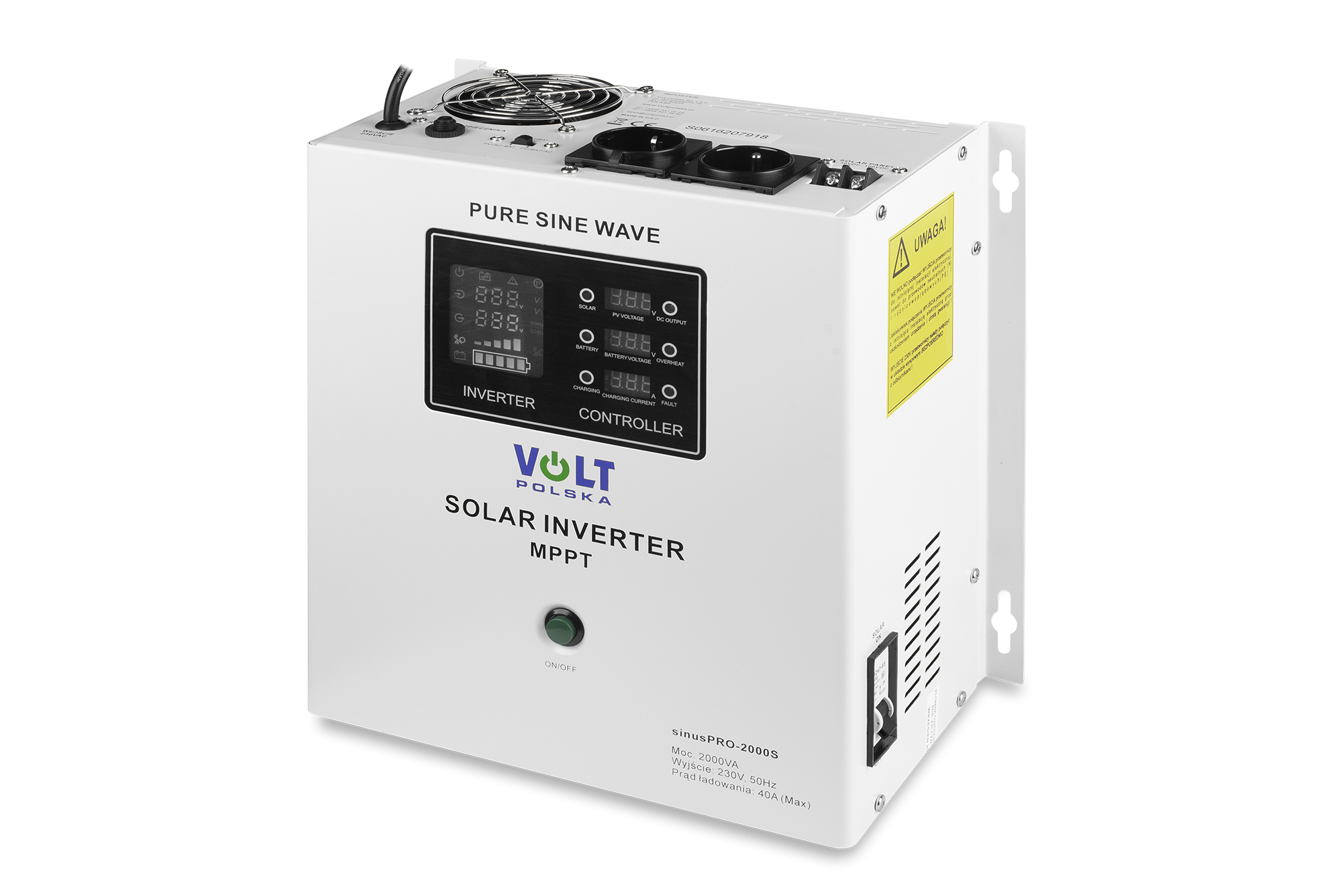 SINUS PRO 2000 S 24-230V (14002000W) + 40A MPPT INWERTER SOLARNY (2)