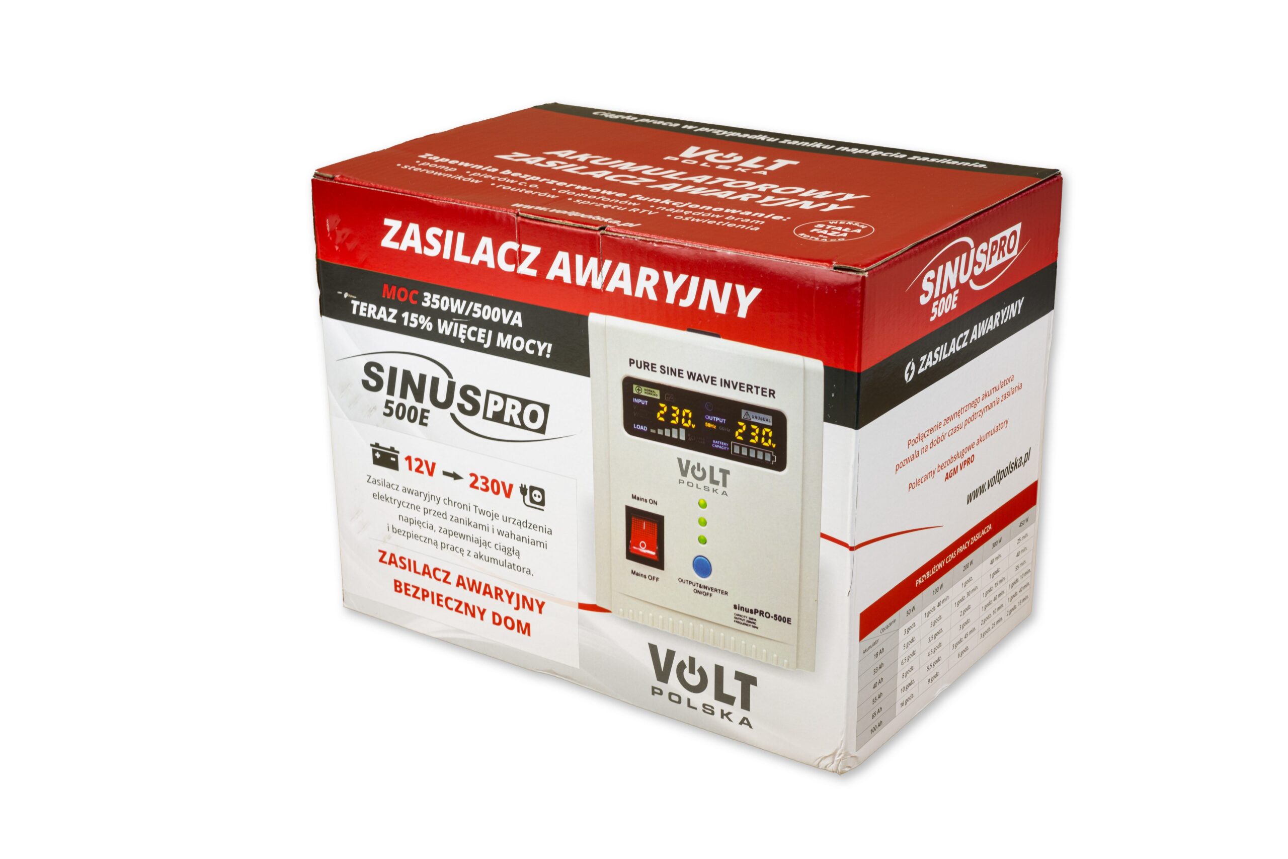 SINUS PRO 500 E 12230V (new 350500W) ZASILACZ AWARYJNY 01