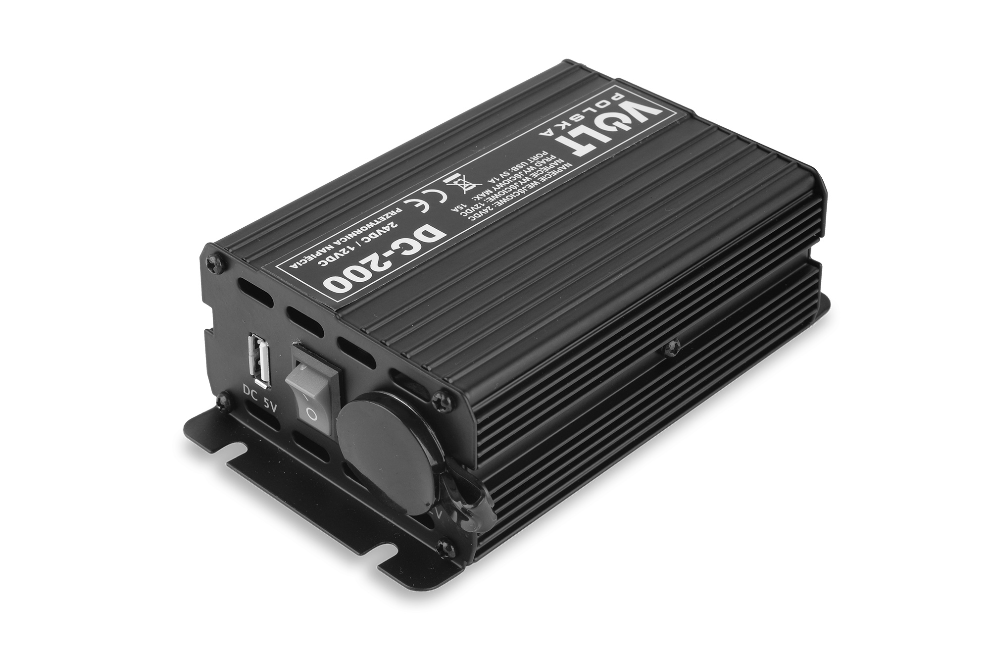 DC 200 + WTYK ZAPALNICZKI 24VDC-12VDC PRZETWORNICA NAPIĘCIA DCDC (2)