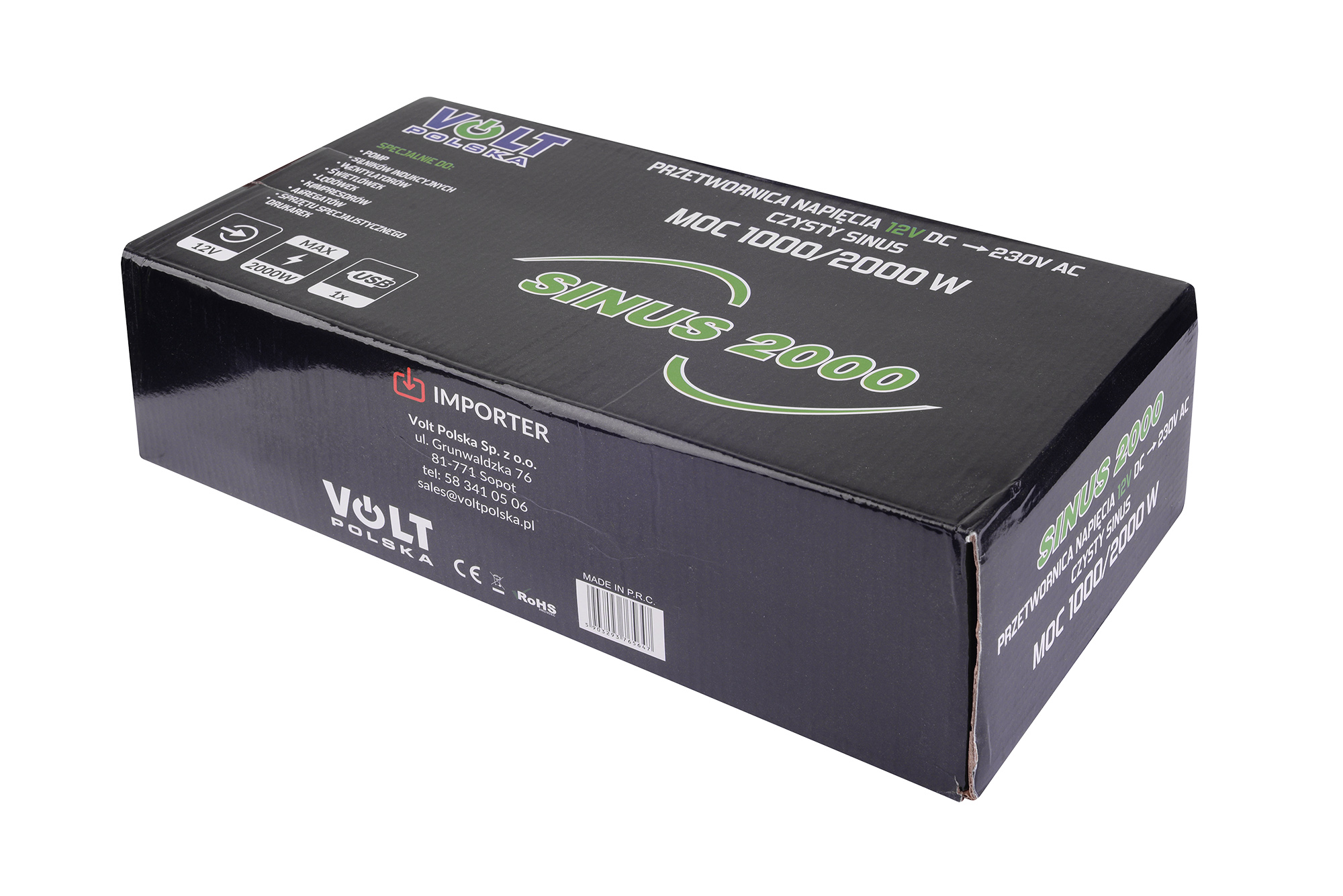 SINUS 2000 12230V (10002000W) PRZETWORNICA NAPIĘCIA
