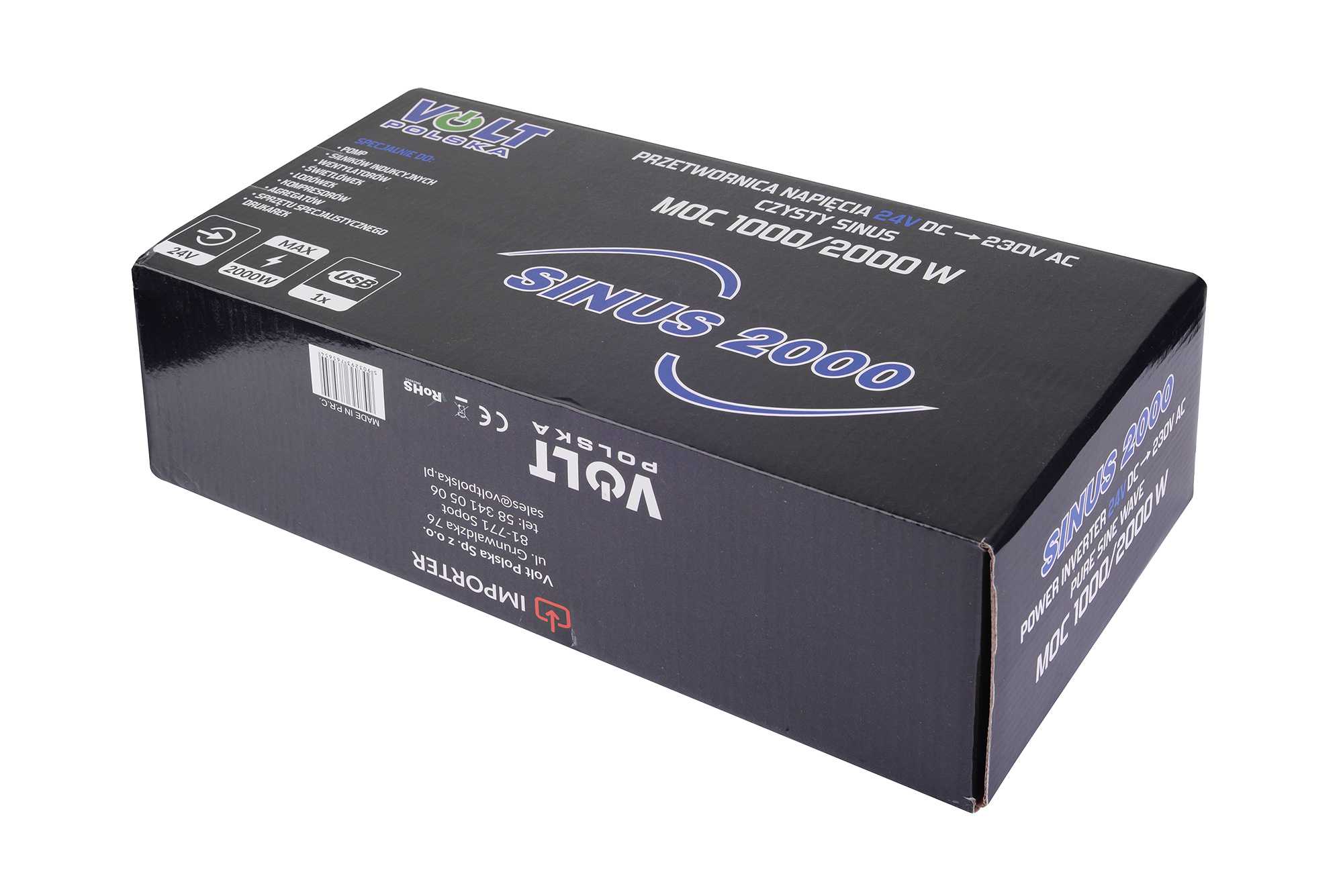 SINUS 2000 24230V (10002000W) PRZETWORNICA NAPIĘCIA