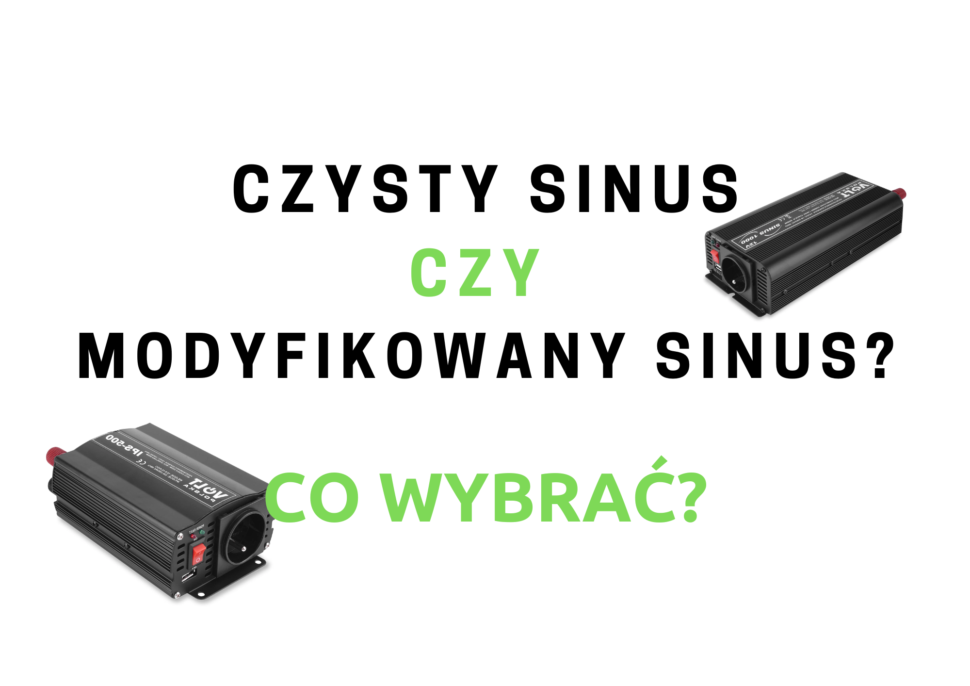 Czysty sinus vs modyfikowany sinus